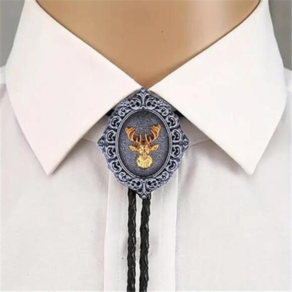 Western Bolo Tie for Men 06 - Picture 2 of 7